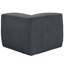 Canapé d'angle en tissu gris anthracite Align-154638122