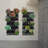 Wall-Mounted Planter With 36 Pots-704210925