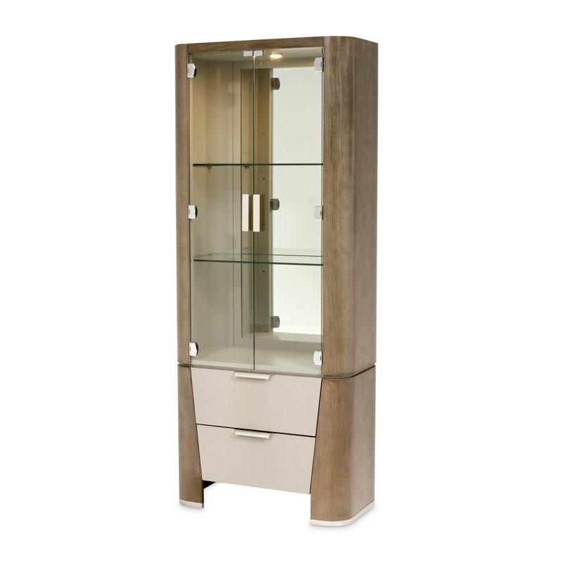Roxbury Park Lighted Curio Cabinet