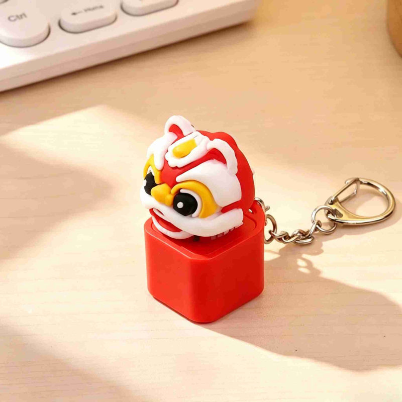 Button  Accumulation With Effects  Keychain Pendant