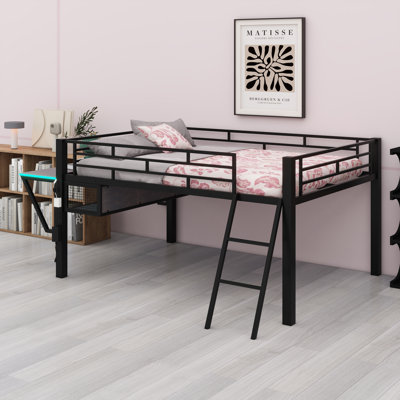 Lit mezzanine avec bureau Gaming Mid