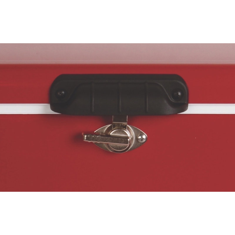 Retro Red 54-Quart Steel Belted Insulated Cooler
