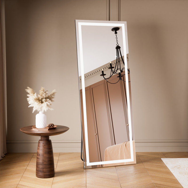 Miroir pleine grandeur à DEL à intensité variable, 71 po x 24 po