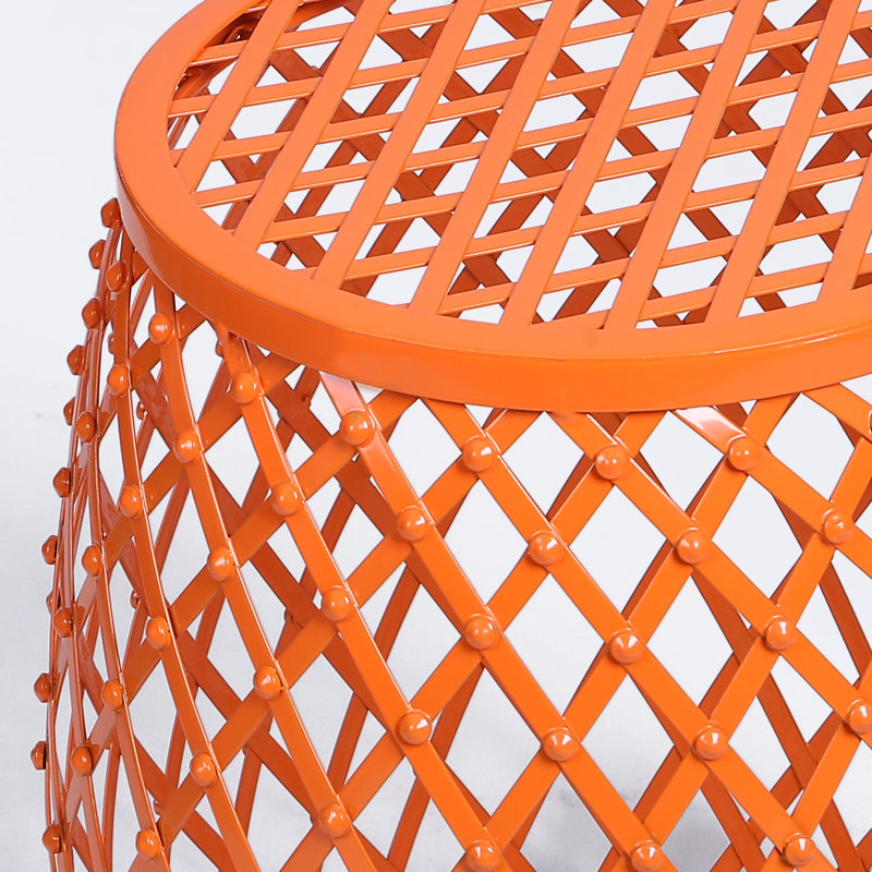 Tabouret Keimarion, Orange-rouge