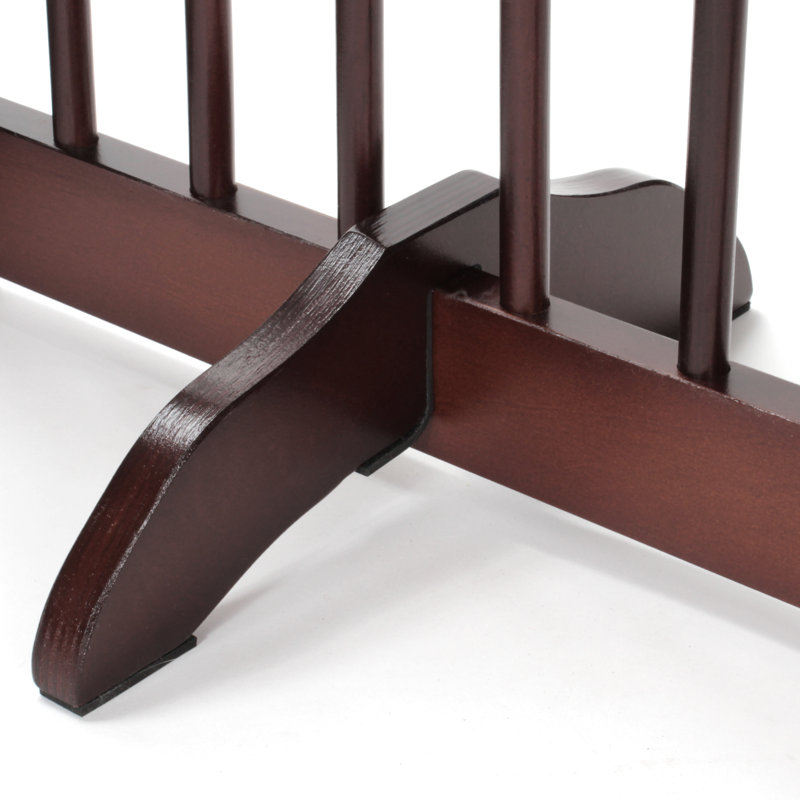Medium Wood Solid Pine Pet Gate Support Feet