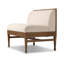Priscilla Dining Bench-49"-Crypton Wayfarer Snow-309160775