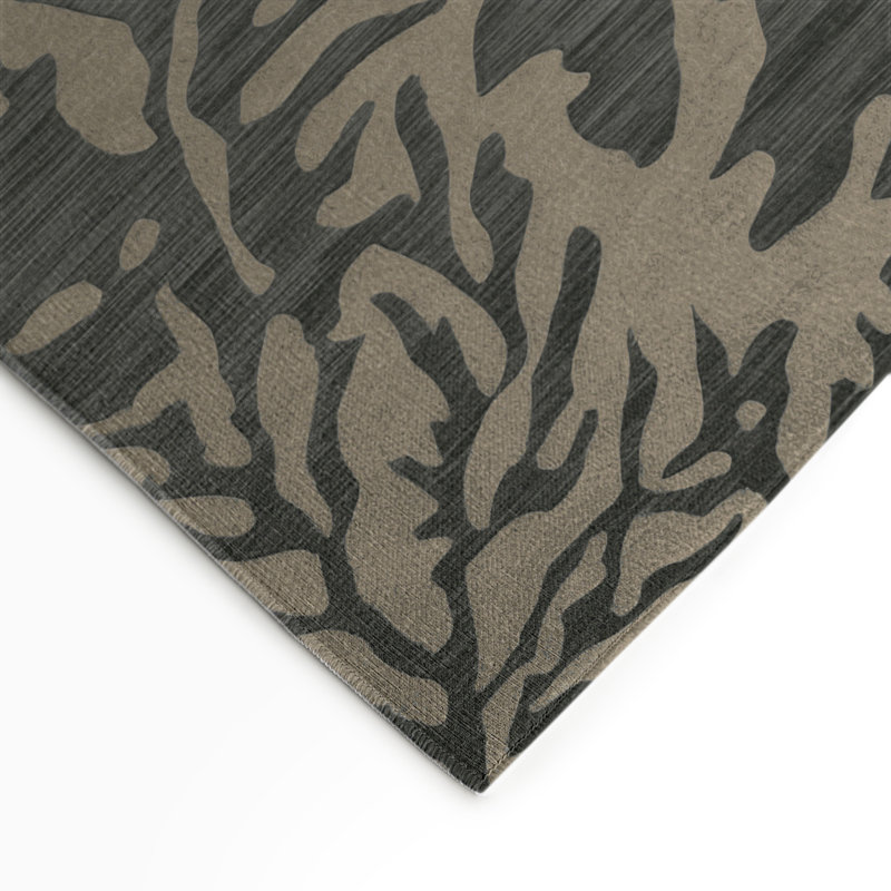 Tapis intérieur et extérieur gris Nature