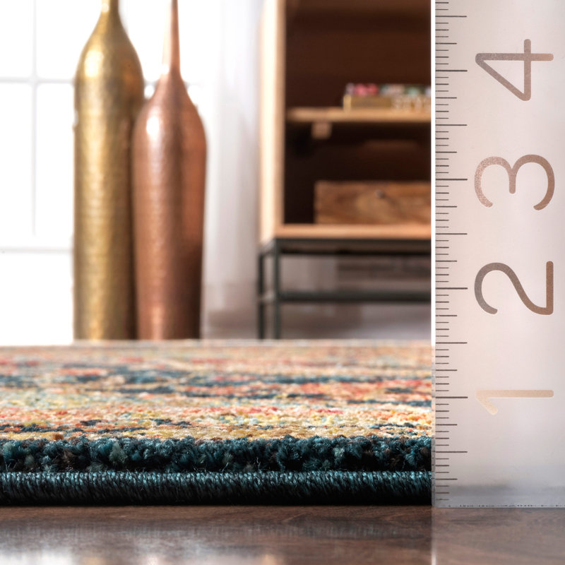 Trinette Oriental Indoor Rug, Rectangle 5' x 7'5"