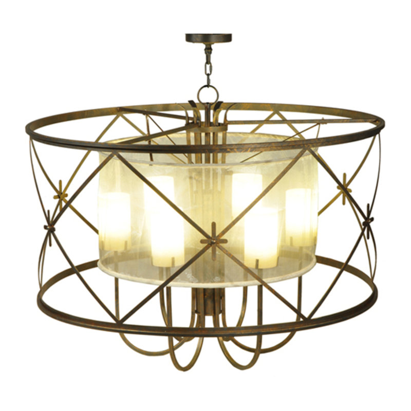 Penelope 6 - Light Drum Chandelier