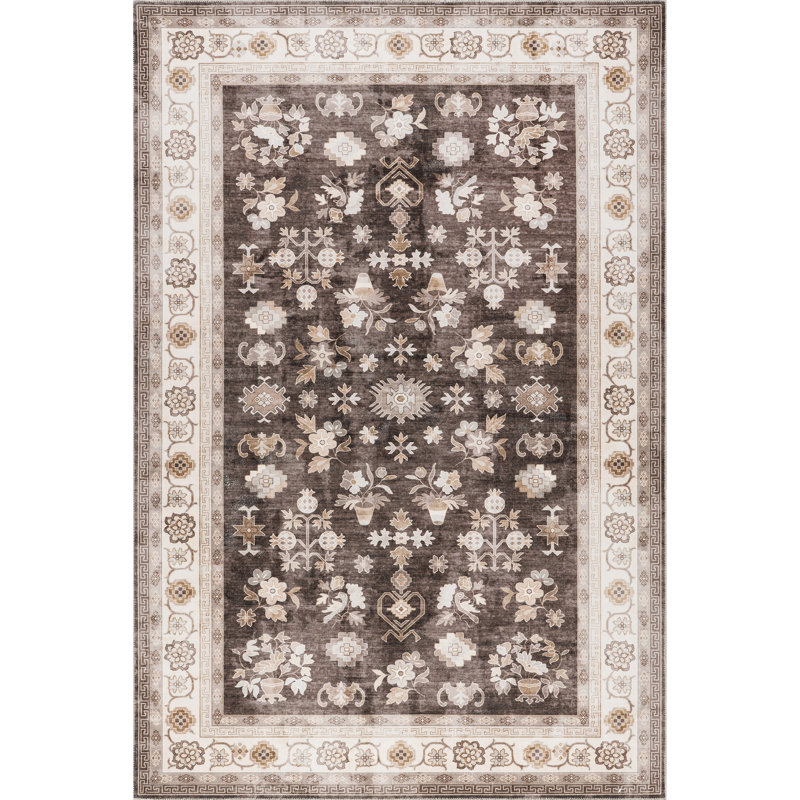 Tapis rétro Grishilde, Rectangle 9 pi x 12 pi