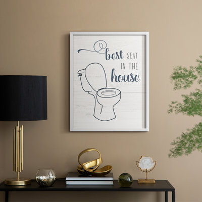 Best Seat Framed Print - Solid Wood