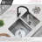 28 in. x 18 in. 18 Gauge, Stainless Steel, Brushed 60/40 Double Bowl Undermount Kitchen Sink