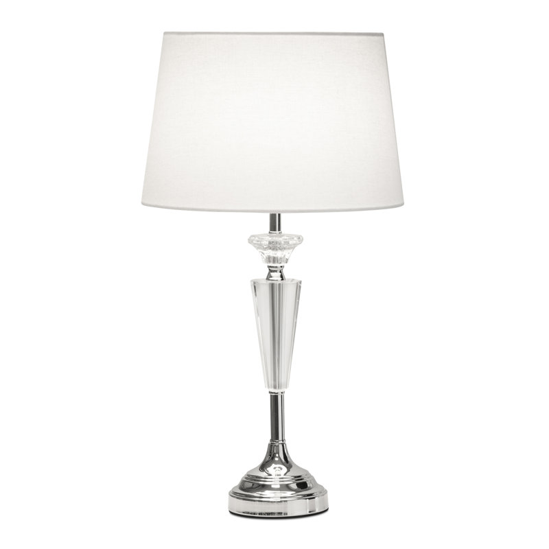 Wauregan 55cm Table Lamp, Ivory