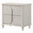 Laveda 2-Drawer Nightstand in Pearl White