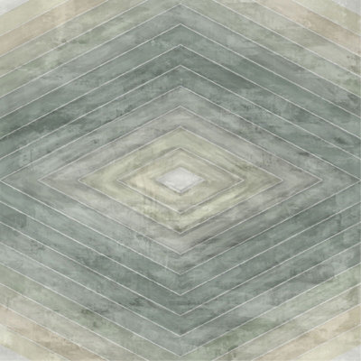 «Concentration of Green III» par Guseul Park - impression d'art graphique