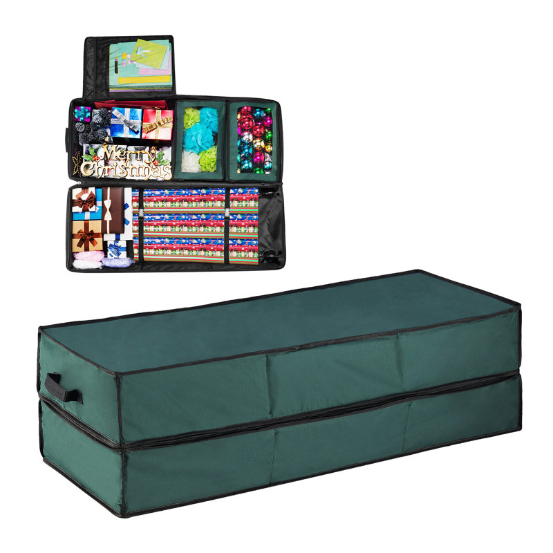 Rolling Gift Wrap Storage Bag, Vert