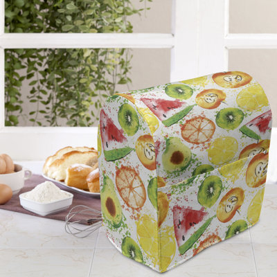 East Urban Home Red/Yellow/Green Stand Mixer Cover -  6D67D8409C5C45C4B6CFDFE393FB2DDB