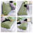 Sit-up Back Comfort Large Triangular Bolster Headboard Reading Wedge Pillow Compression-56678948-56616115