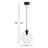 Rincon 1 - Light Black Single Pendant