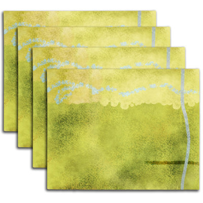 Napperon abstrait en polyester