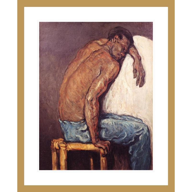 Le nègre scipion par Paul Cézanne, impression giclée encadrée, H 28,66 po x l 23,5 po