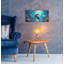 «Mermaid and Dolphin Underwater» par Rey Klimt, art mural en verre acrylique, 24 po x 12 po