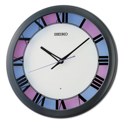 QHA010KLH Wall Clock, Black