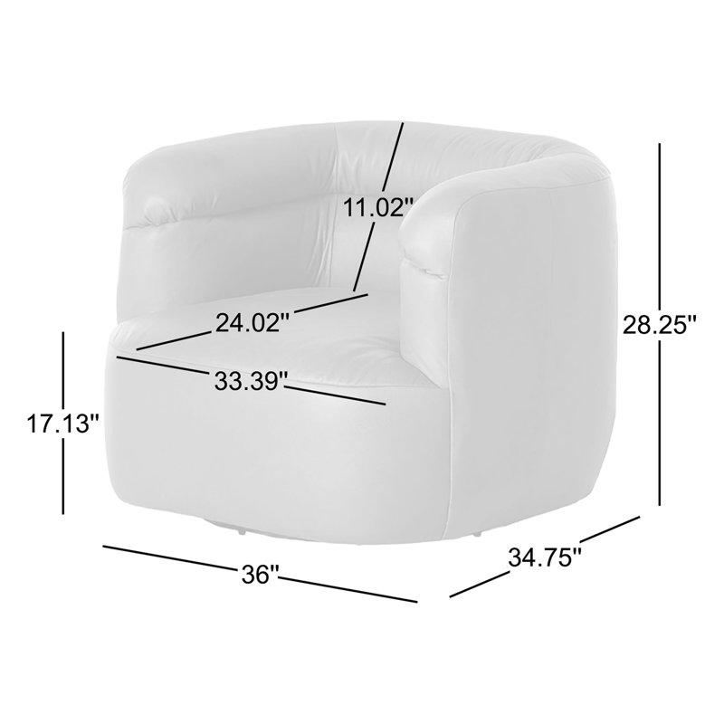 Gerrie Swivel Barrel Chair