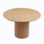 Table basse ronde cannelée