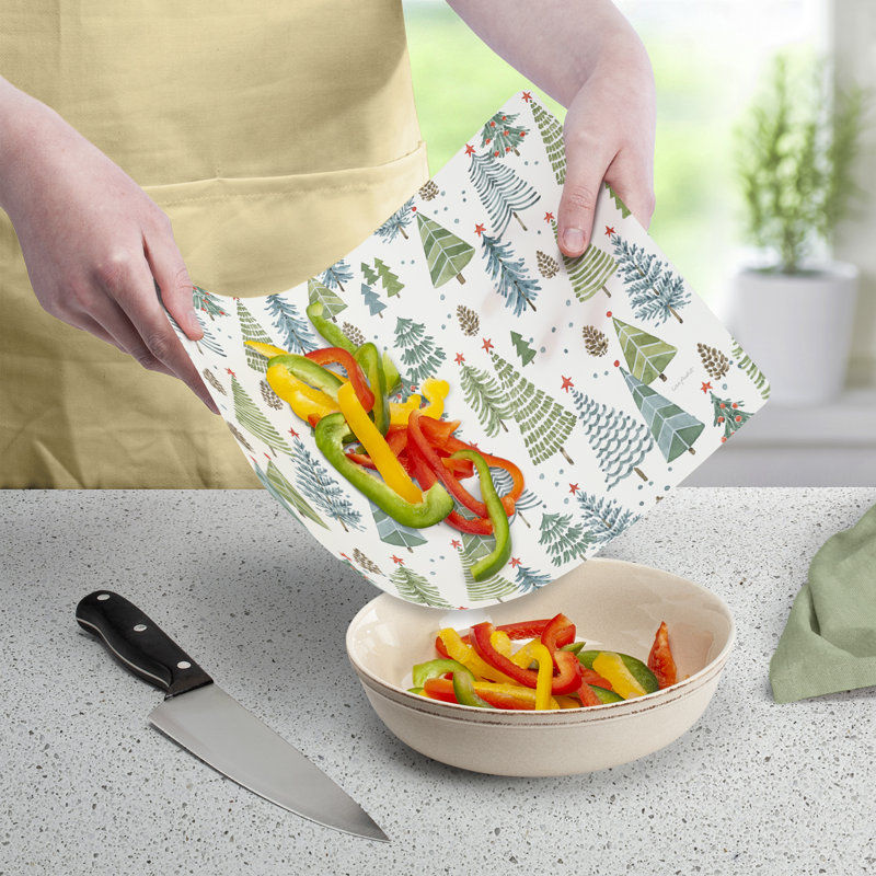 CounterArt Plastic Jolly Trees Cutting Board