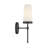 Doha Metal Wallchiere in Matte Black-186006500