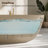 StonePure 61"×30" Freestanding Solid Surface Stone Bathtub, Deep Soaking Tub With Overflow, Pop-up Drain-118445572