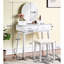 Ensemble coiffeuse et tabouret Liannon-1075711524