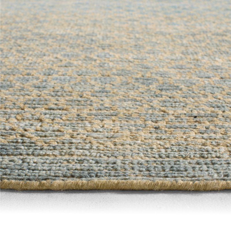 Jaipur Living Kylen BEZ08 Handknot Trellis Blue/Tan Area Rug (12'X15'), Rectangle 10' x 14'