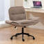 Chaise de bureau Criss Cross avec accoudoirs réglables, molleton et pivot-565758235
