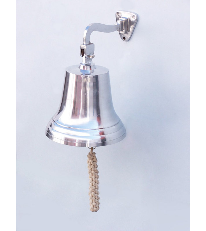 Cloche suspendue chromée 11 po Elginpark, Chrome, H 15 po x l 9,5 po x P 9,5 po