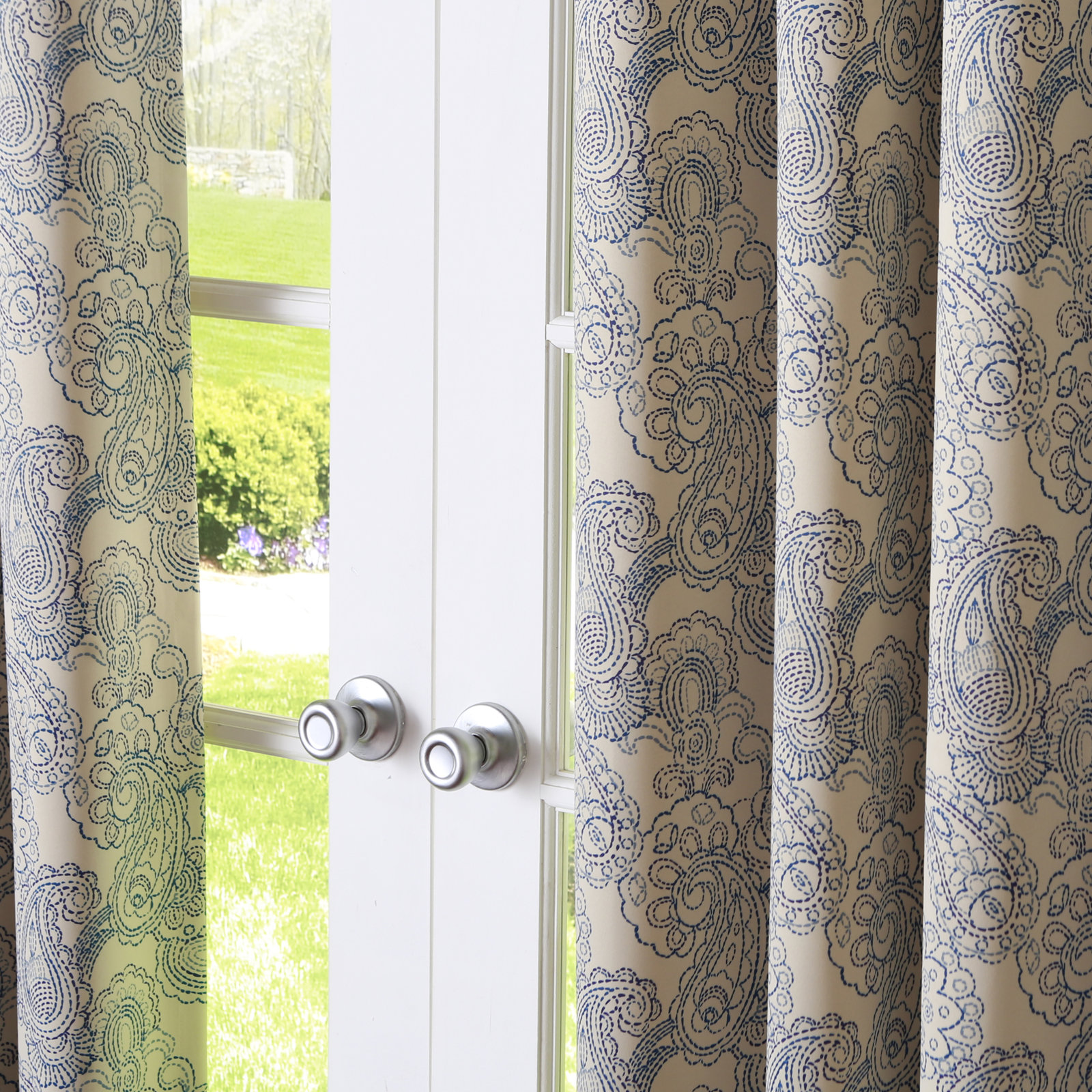 Willingford Blackout Curtain Panel Set, Blue, 52"W x 96"L