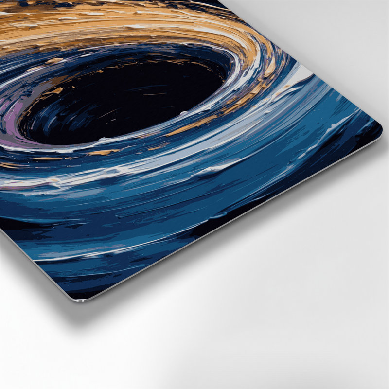 Art mural gris Sci Fi, H 12 po x l 12 po