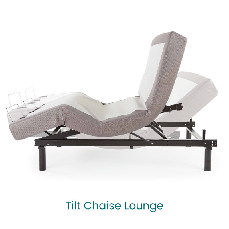 Split California King Adjustable Bed with Massage and Slats