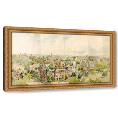 Aerial view of Princeton University campus (1895)