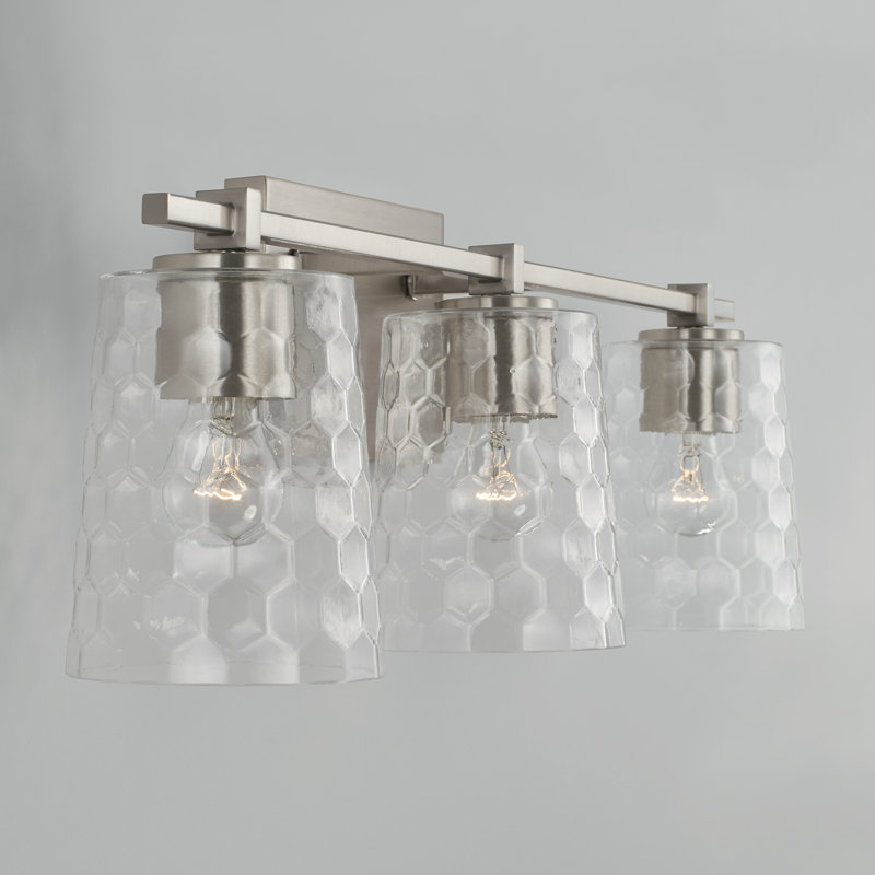 Stamey 3 - Light Dimmable Vanity Light, Brushed Nickel