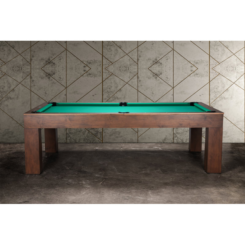 Paula Parsons Pool Table In Antique Coffee With Professional Installation Included, 32.5" H x 91" L x 52" W