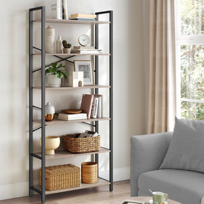 Keemon Steel Etagere Bookcase