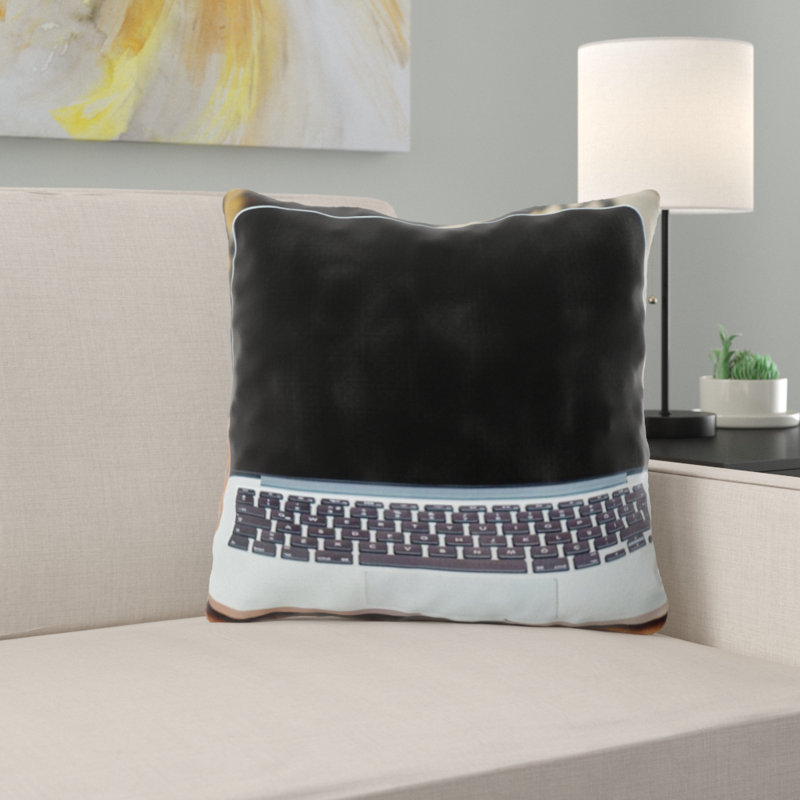 Coussin décoratif café