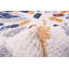Tapis abstrait bleu marine / blanc-491434092