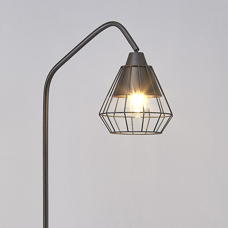 Lampe sur pied arquée 66 po Neale, Bronze foncé