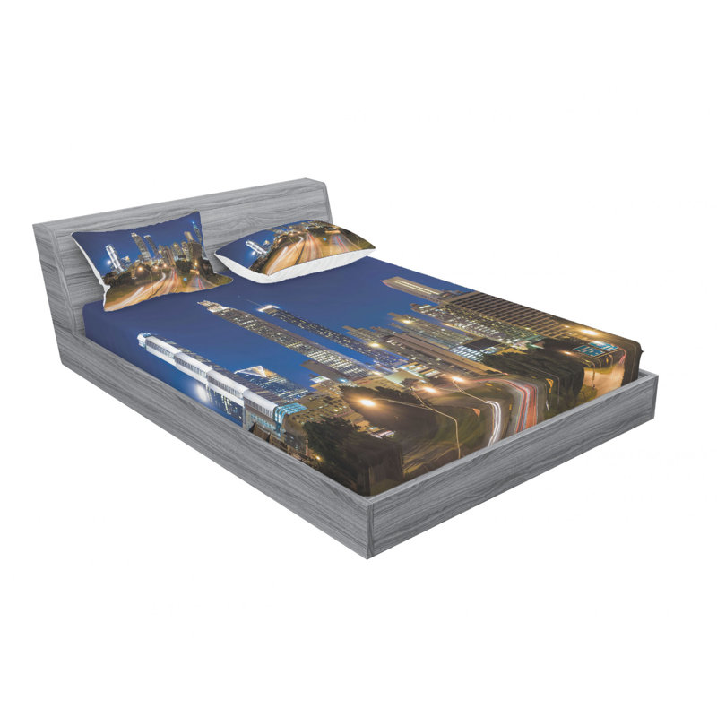 Ensemble de draps twilighthighway de l’horizon atlanta, Ensemble de drap pour grand lit avec drap-housse