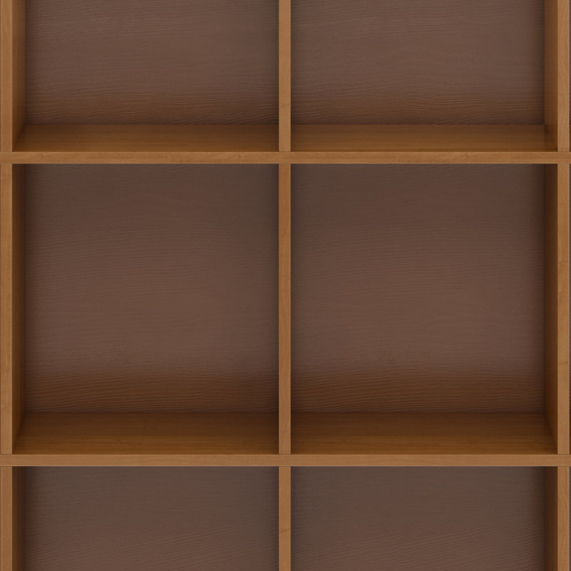 Honey Brown Solid Wood 12 Cube Storage Unit