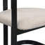 Ensemble de 2 chaises de salle à manger rembourrées avec structure en métal-466616591-466616588