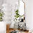 Ezio Arch Wood Full Length Wall Mirror with Bracket-198518245-241026865